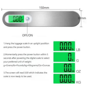 3 Portable Electronic Hook Scale