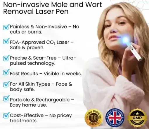 Non-Invasive Mole and Wart Removal Laser Pen