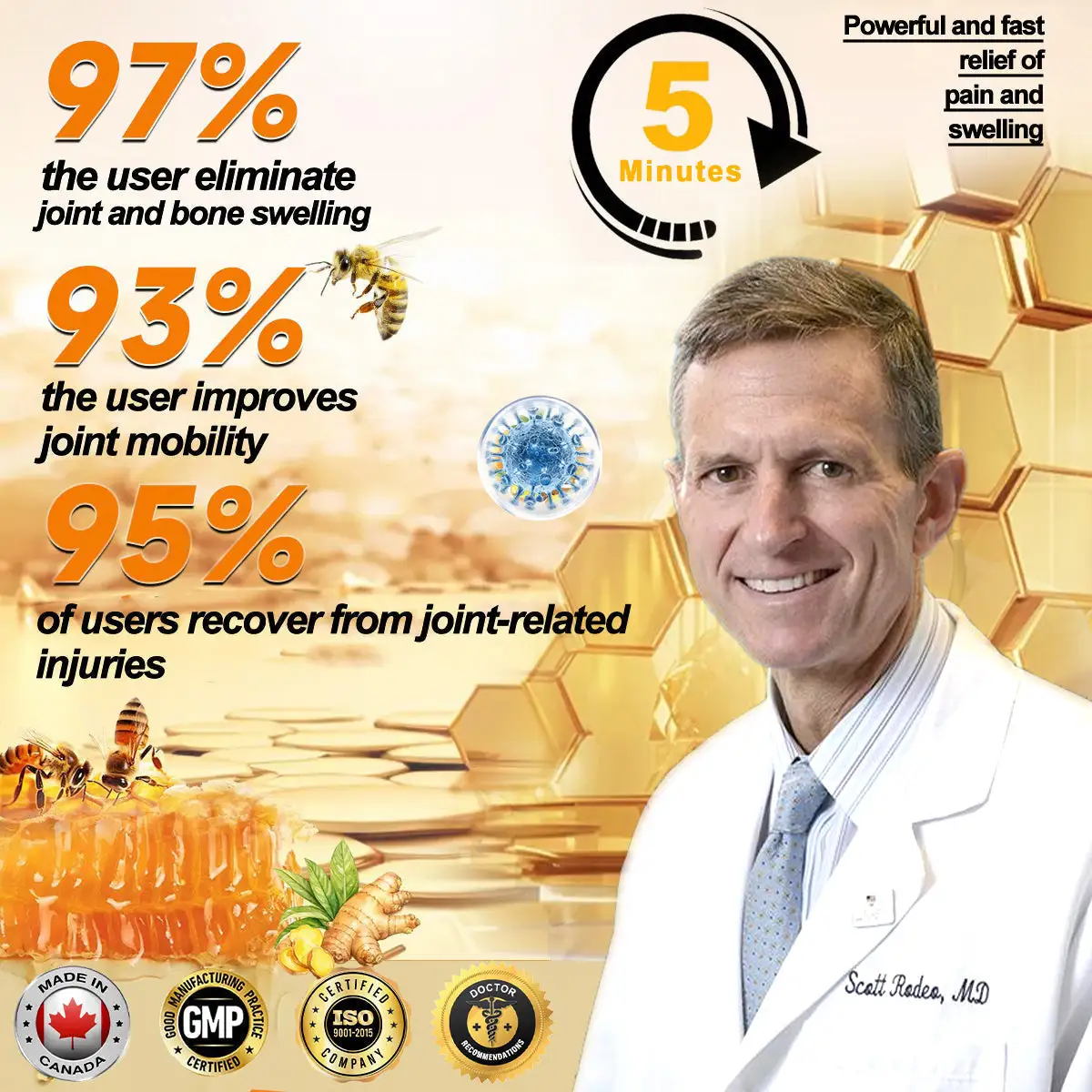 Botulinum Toxin & Bee Poison Pain-Relief Bone Healing Cream - Image 2