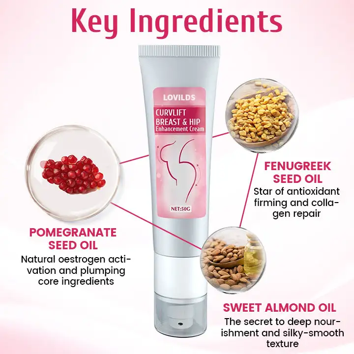 LOVILDS CurvLift Breast & Hip Enhancement Cream - Image 8
