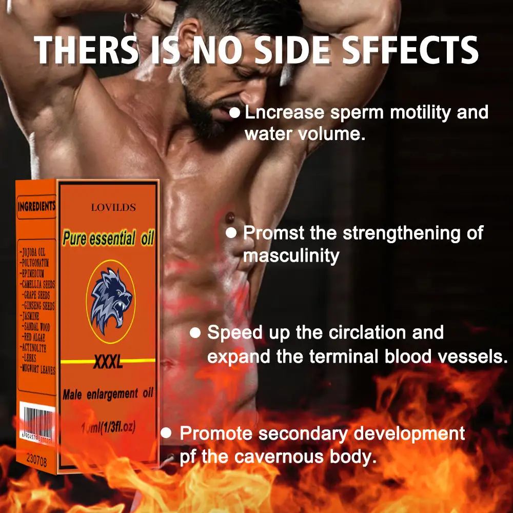 LOVILDS Pure Essential Oil – Male Enhancement Oil - Image 2