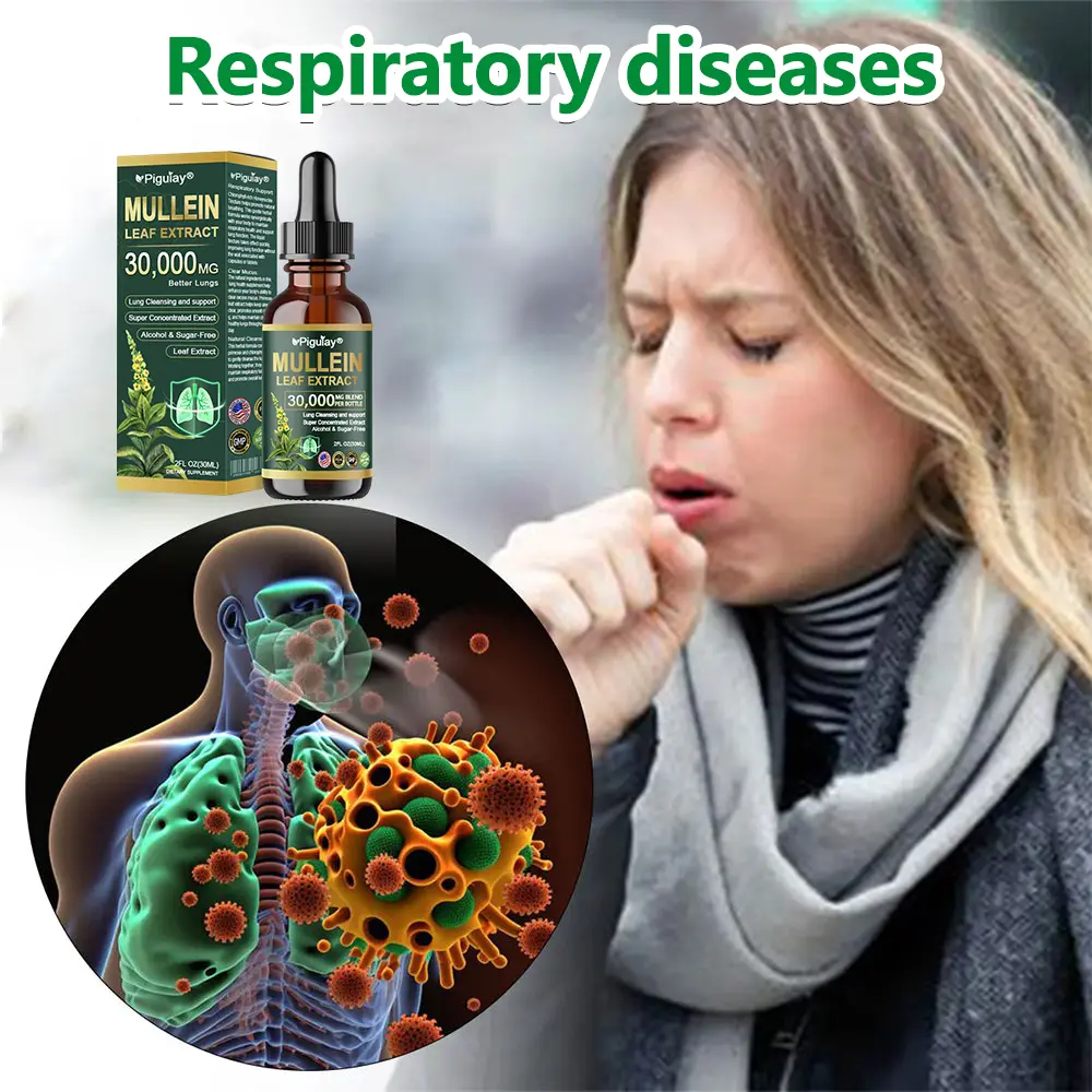Organic Lung Cleansing Mullein Leaf Extract Drops - Image 14