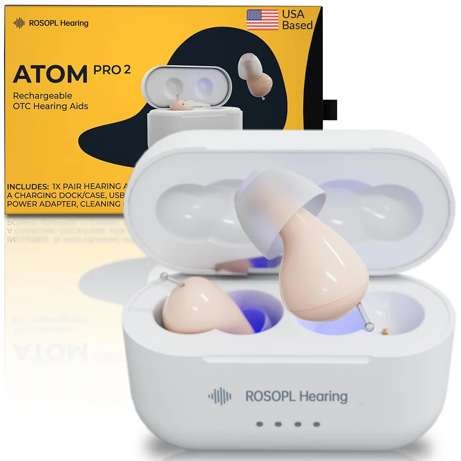 ROSOPL Bluetooth Hearing Aids ITE