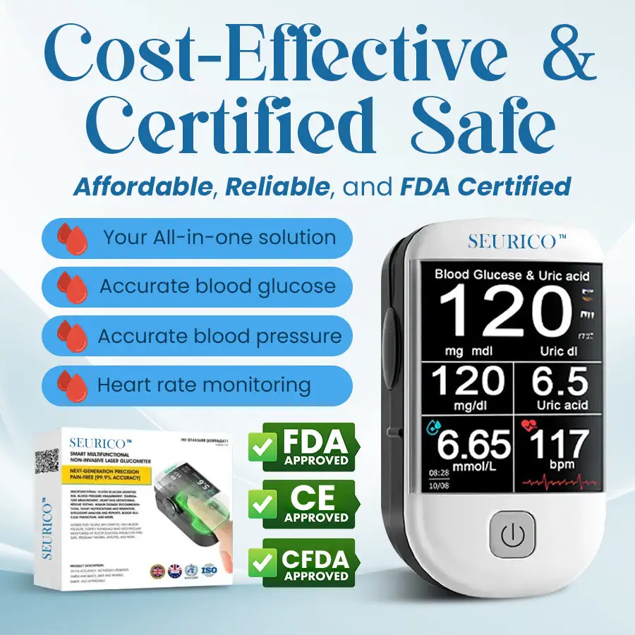 Winter Sale Next-Generation Intelligent Multifunctional Non-Invasive Laser Blood Glucose Meter