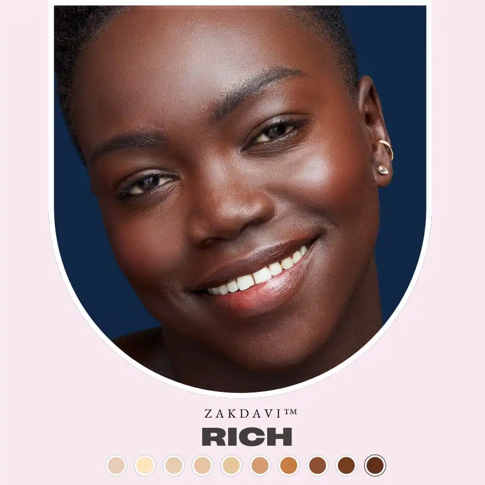 Zakdavi Super Coverage Foundation with Buffing Brush - Image 13