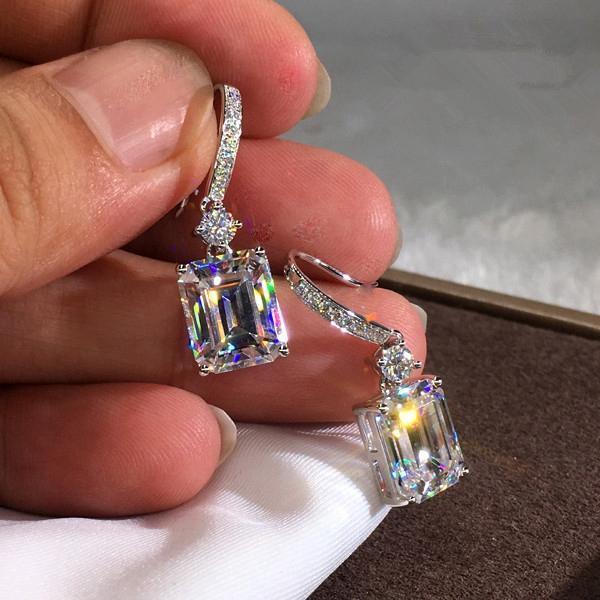 Square Cut Ice Candy Ear Hook Earrings(Buy 1 Free 1) - Image 5