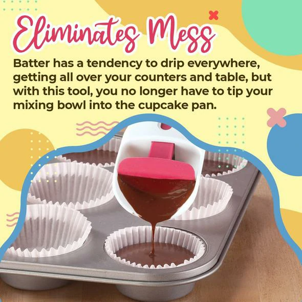 Cake Flour Paste Distribution Scoop - Image 3