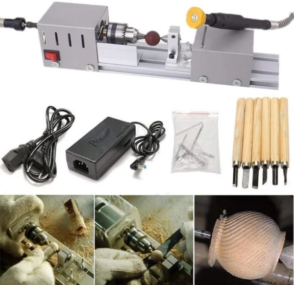 Hot Sale–Mini Wood Lathe Machine - Image 2