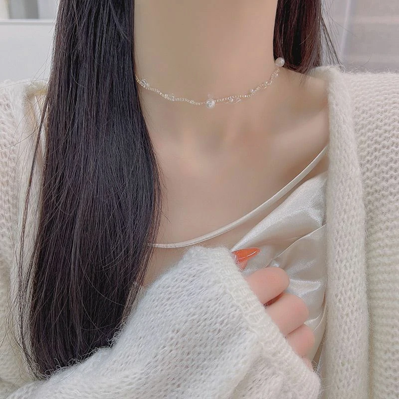 【FLOWERING LOVE】TEMPERAMENT GODDESS NECKLACE - Image 2