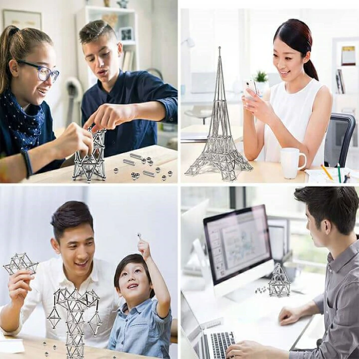 (🎅EARLY XMAS PROMOTIONS) DIY Magnetic Sticks And Balls - Buy 2 Get Extra 10% OFF - Image 3