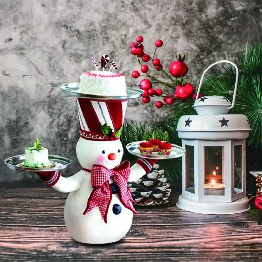 Christmas Snowman Treats Holder - Image 4