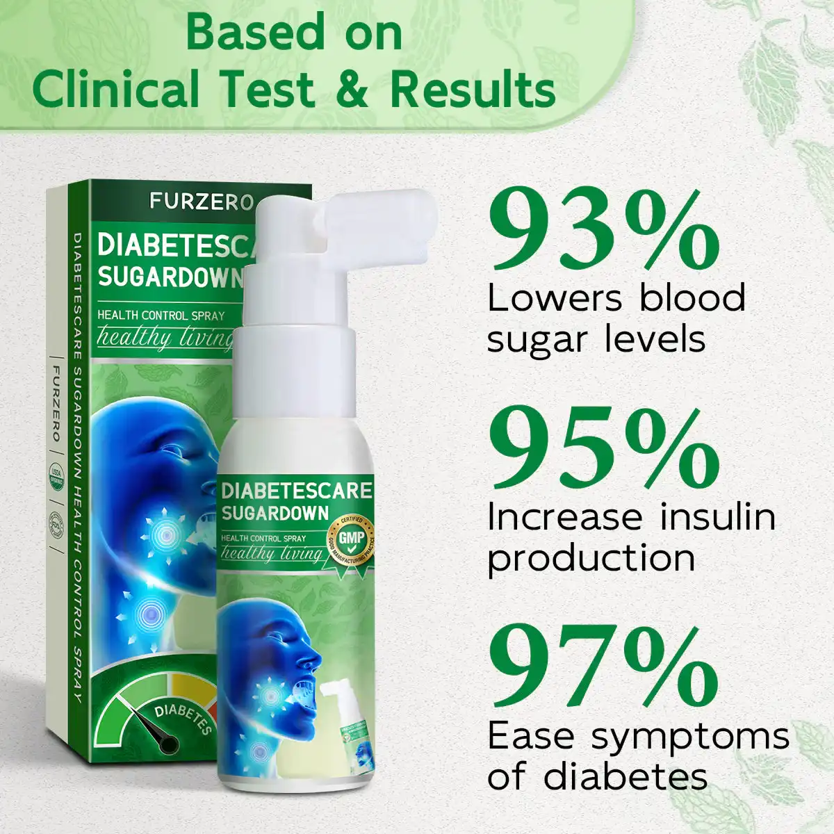 DiabetesCare SugarDown Health Control Spray - Image 3