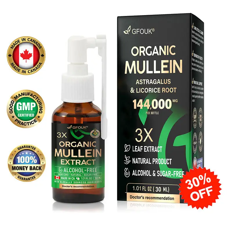 3X Concentrated Mullein Lung Cleanse Spray