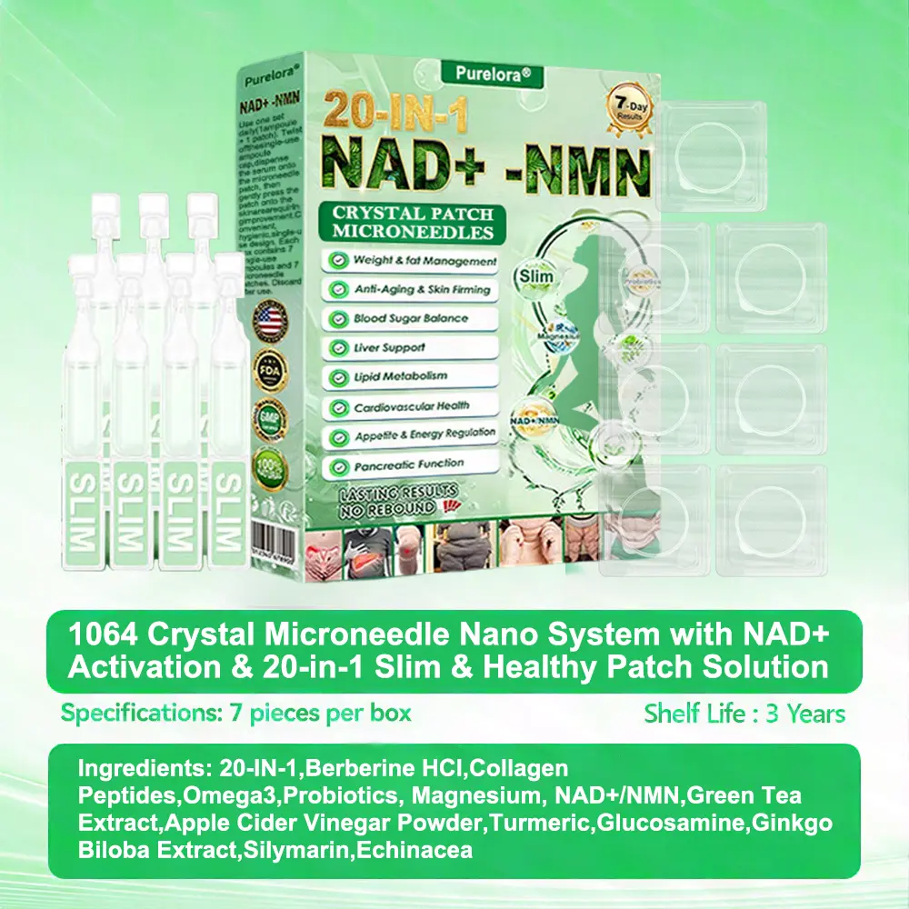 Crystal Microneedle Nano System with NAD⁺ Activation & 20-in-1 Slim & Healthy Pacth Solution - Image 11