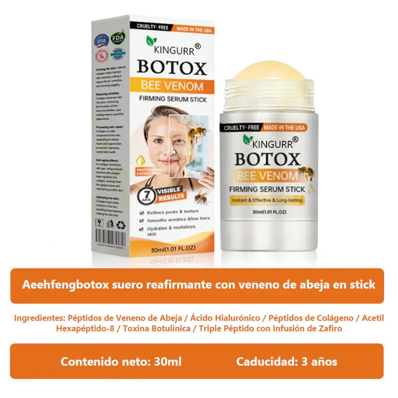 barra de esencia reafirmante con botox y veneno de abeja - Image 9