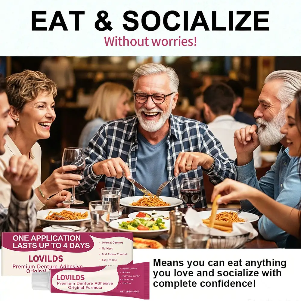 LOVILDS Firm Hold Denture Adhesive - Image 7