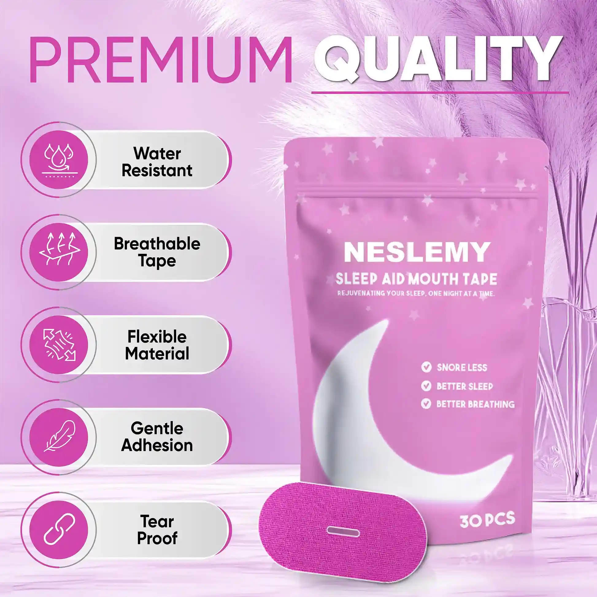 NESLEMY- Breathable Mouth Tape for Rest & Recovery - Image 5