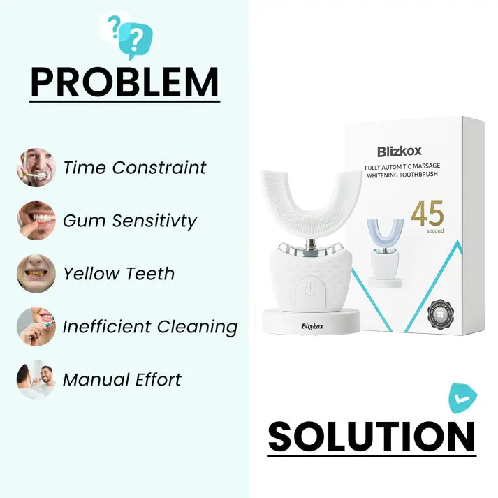 Fully Automatic Massage Whitening Toothbrush - Image 3