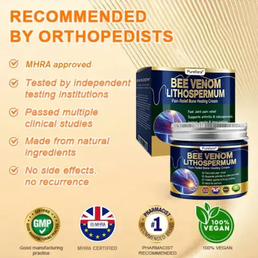 BEE VENOM LITHOSPERMUM Pain-Relief Bone Healing Cream - Image 22