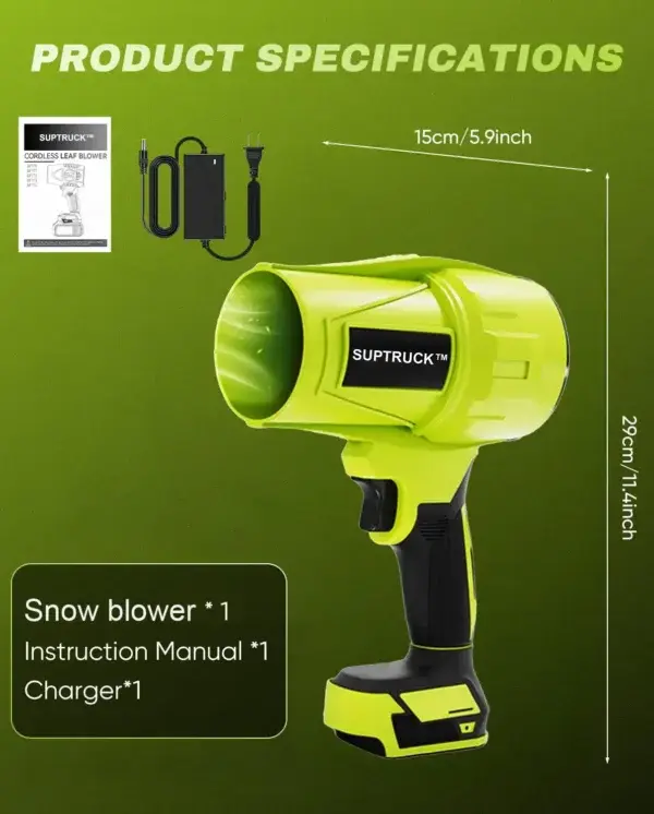 5000W Turbo Jet Fan Snow Blower 2.0 - Image 9