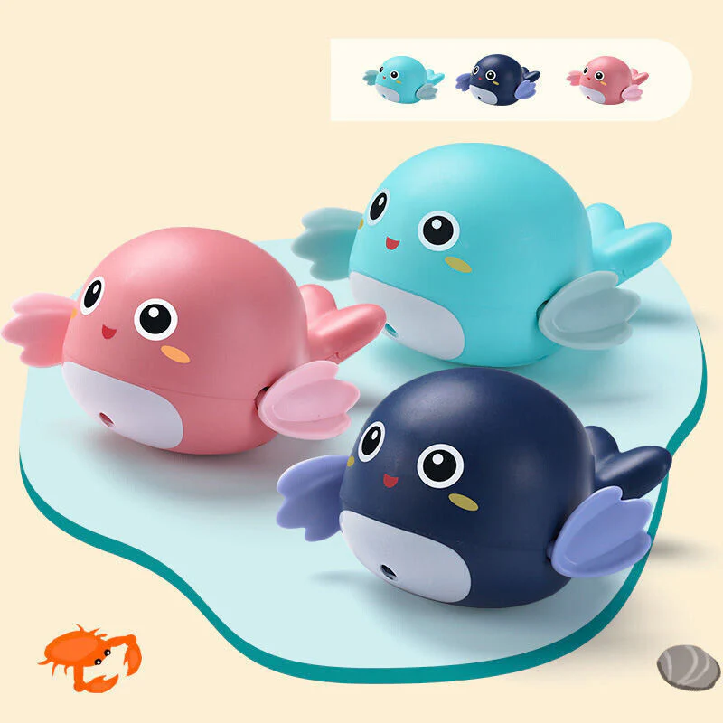 Swimming Fish Robot Electric Whale Water-Activated Bathtub Toys for Toddlers - Image 4