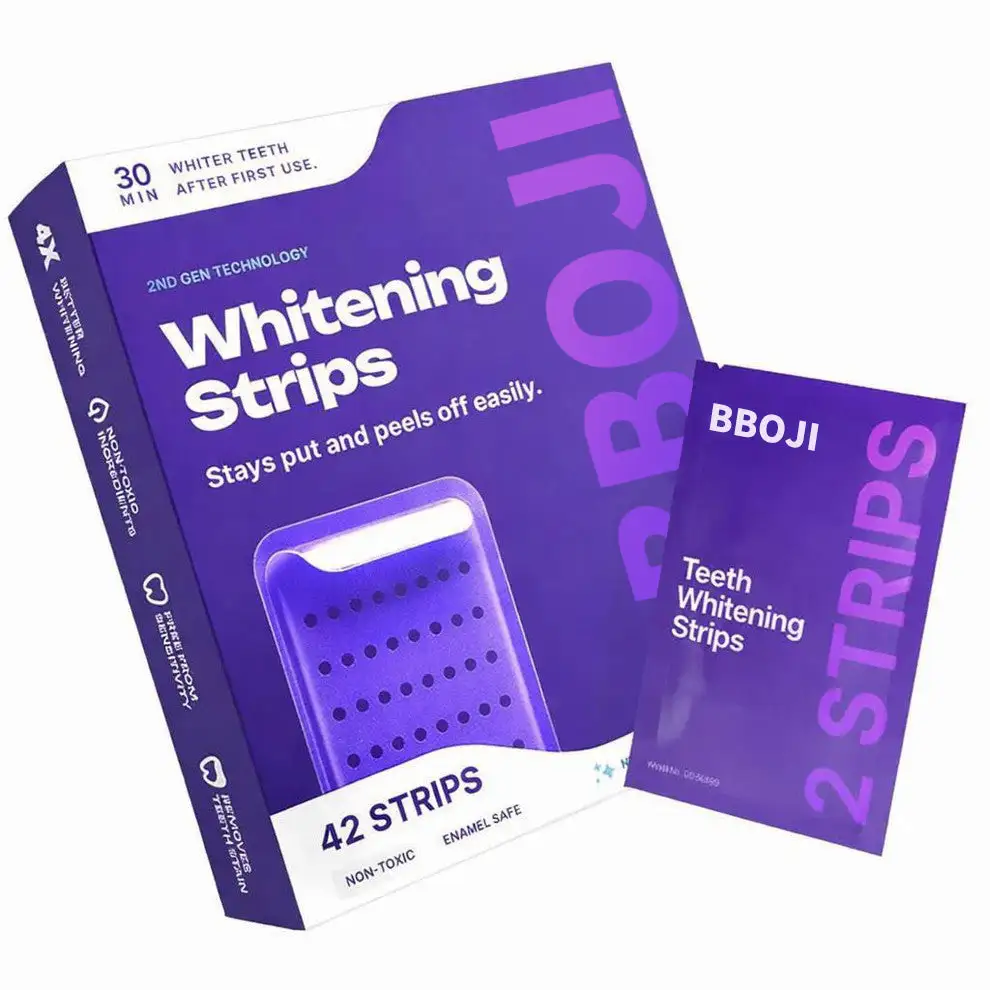 Purple Tooth Whitening Strips