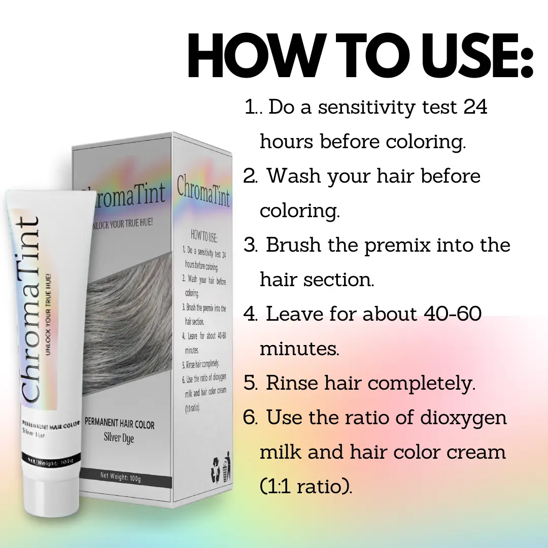 Permanent Silver Hair Dye - Image 5