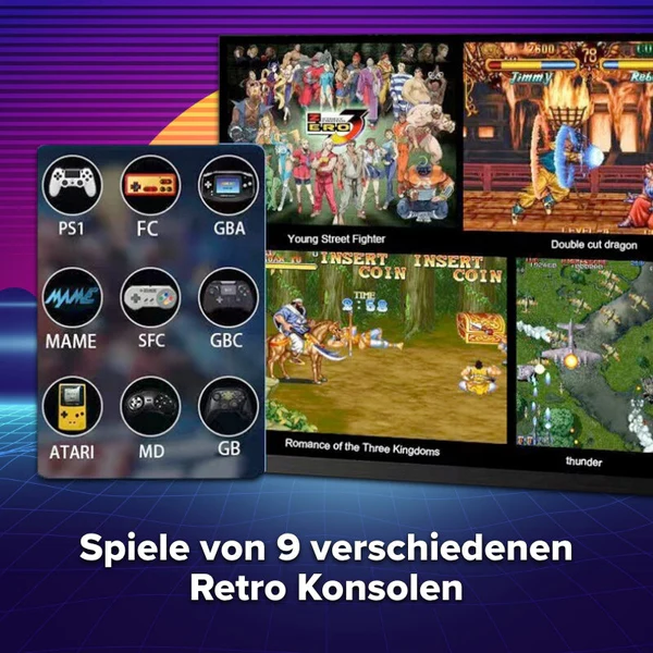 - 20.000 Retro Spiele + Kabellose Controller - Image 6