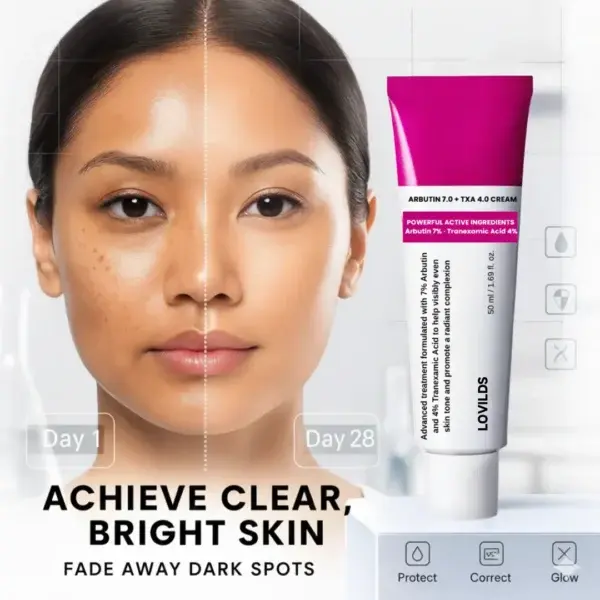 Facial Cream with 7% Arbutin + 4% Tranexamic Acid - Image 8