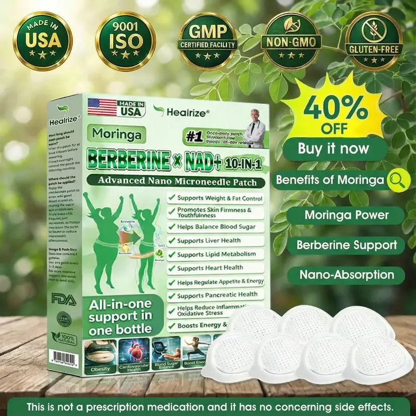 🇺🇸 𝐎𝐟𝐟𝐢𝐜𝐢𝐚𝐥 𝐔𝐒 𝐒𝐭𝐨𝐫𝐞 | 🧑⚕️🩺 Moringa · Berberine × NAD+ 𝟏𝟎-𝐢𝐧-𝟏 𝐀𝐝𝐯𝐚𝐧𝐜𝐞𝐝 𝐍𝐚𝐧𝐨 𝐌𝐢𝐜𝐫𝐨𝐧𝐞𝐞𝐝𝐥𝐞 𝐏𝐚𝐭𝐜𝐡 🔥🔥 - Image 16
