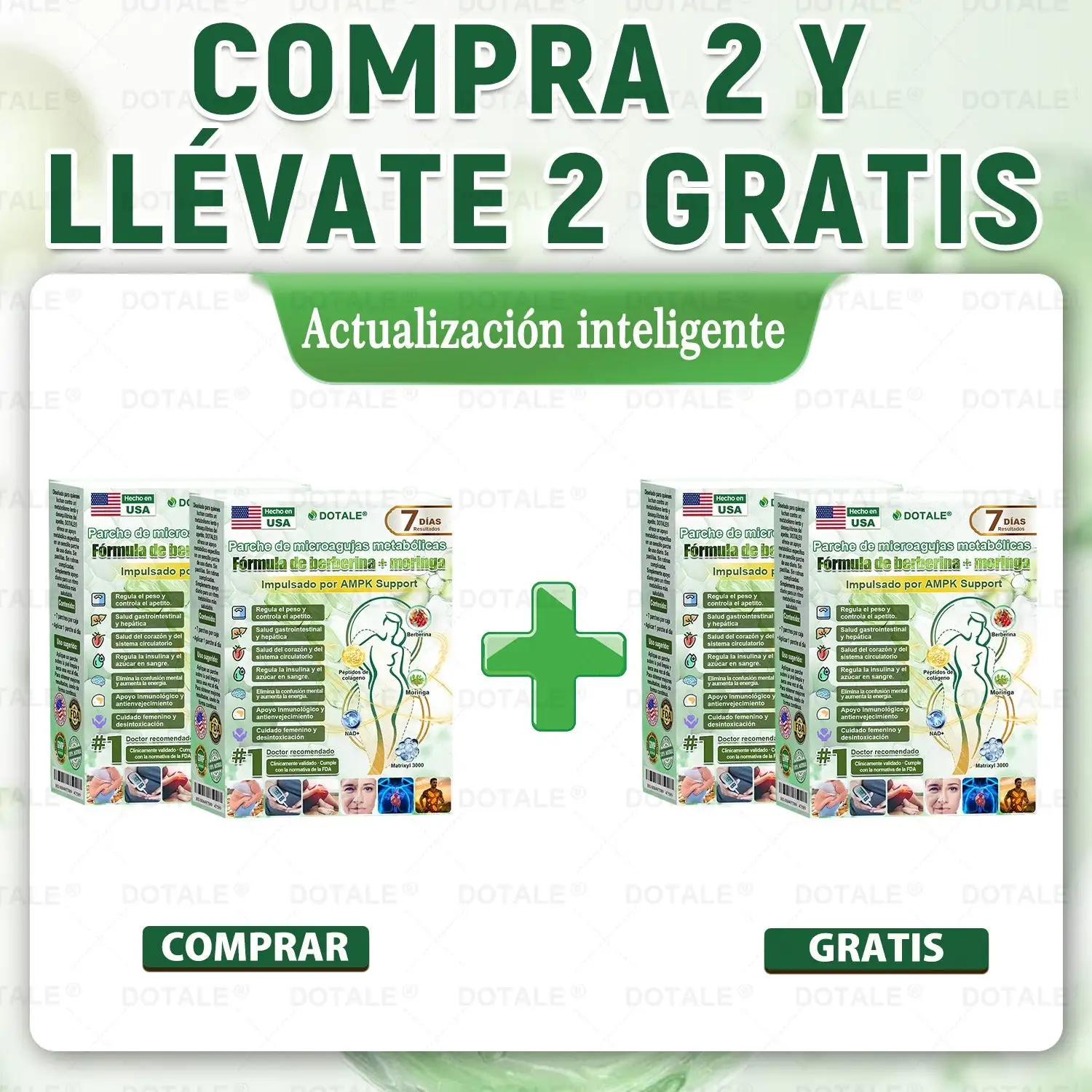 Parche de Microagujas Nano Avanzado 10 en 1 con Moringa Berberina y NAD+ - Image 21