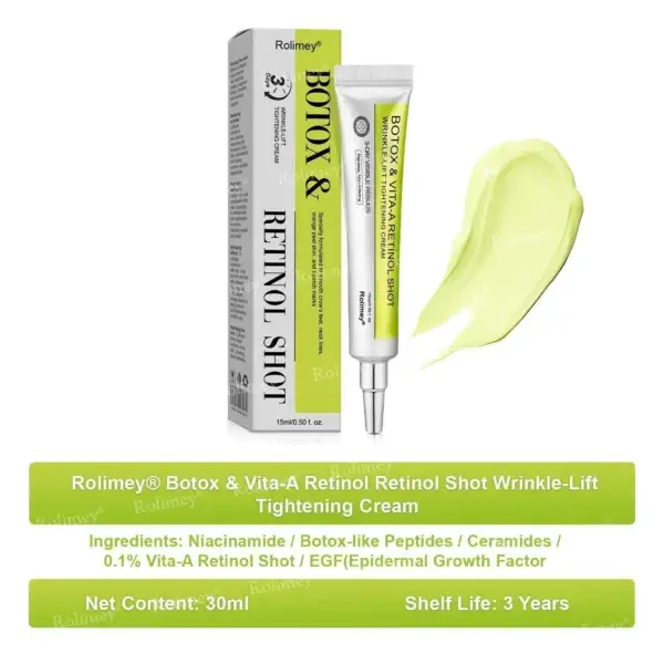 Botox & Vita-A Retinol Shot Tightening and Wrinkle-Reducing Cream - Image 15
