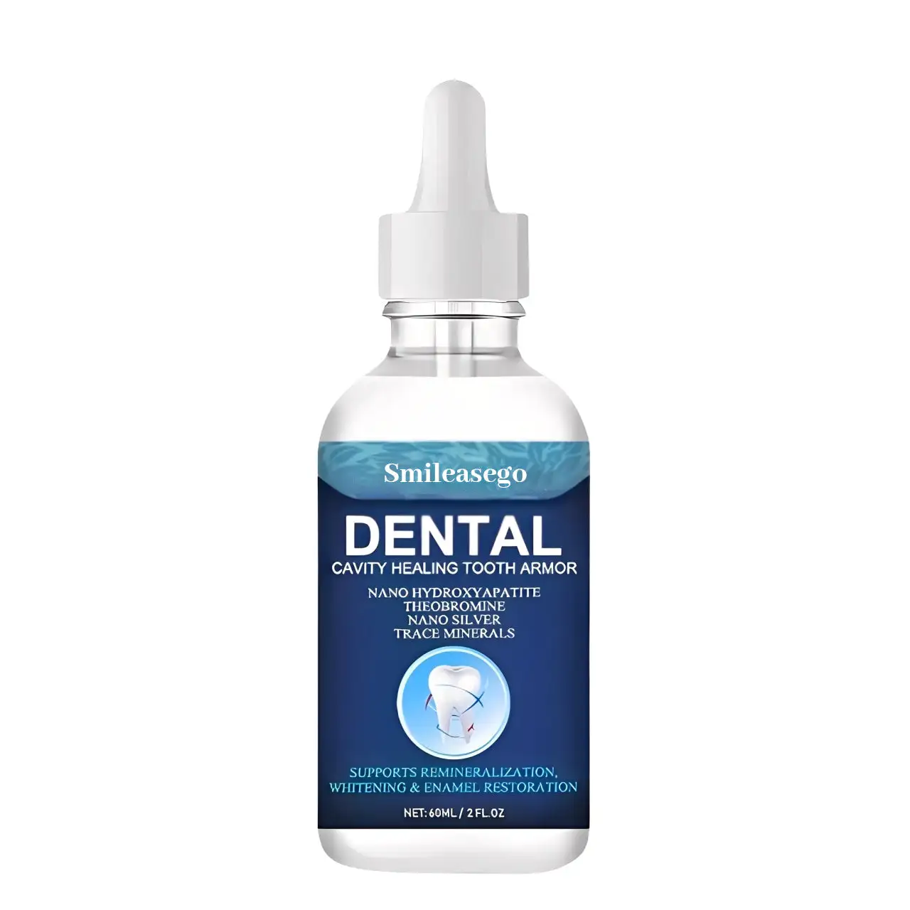 Smileasego Fluoride-Free Hydroxyapatite Tooth Armor Drops & Enamel Repair, Whitening - Image 11