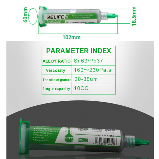 35g BGA Syringe Tin Solder Paste Melting Point 183℃ - Image 4