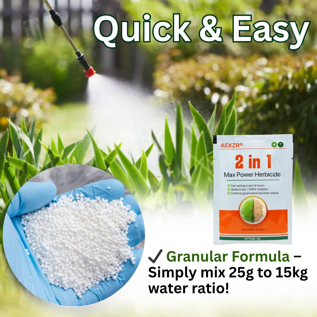 2 in 1 Max Power Herbicide (75% 𝕆𝔽𝔽 𝗘𝗡𝗗𝗦 𝗜𝗡 𝟭𝟬 𝗠𝗜𝗡𝗨𝗧𝗘𝗦) - Image 3