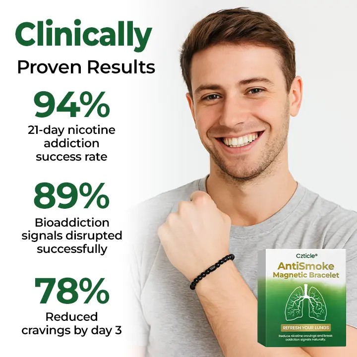 AntiSmoke Magnetic Bracelet - Disrupts Nicotine Cravings Fast in 21 Days - Image 7