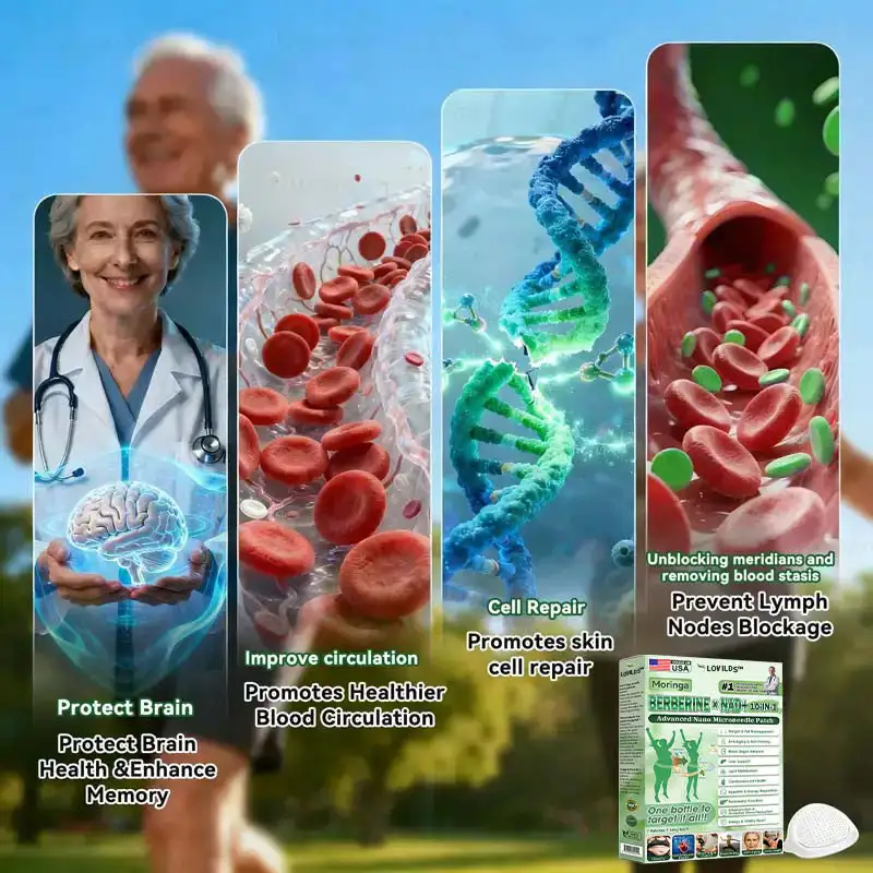🇺🇸 𝐎𝐟𝐟𝐢𝐜𝐢𝐚𝐥 𝐔𝐒 𝐒𝐭𝐨𝐫𝐞 | 🧑⚕️🩺 Doctor-Recommended Daily Metabolic Support 10-in-1 Moringa · Berberine + NAD+ Nano Patch - Image 11