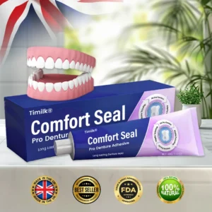 🔥 LIMITED SPECIAL OFFER 🔥 Comfort Seal Pro Denture Adhesive🦷💜FDA Certified (Clinically Proven 96- Hour Lock Hold for Secure, Comfortable & Zinc-Free Denture Fit) (Copy)