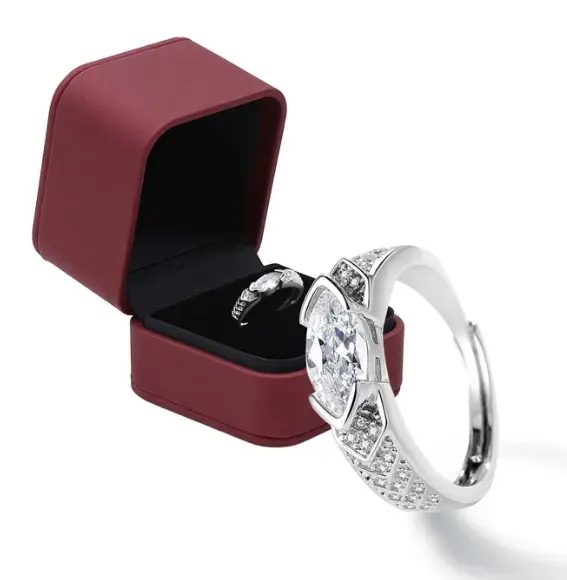 NESLEMY Magnetology Moissanite Diamond Ring - Image 15
