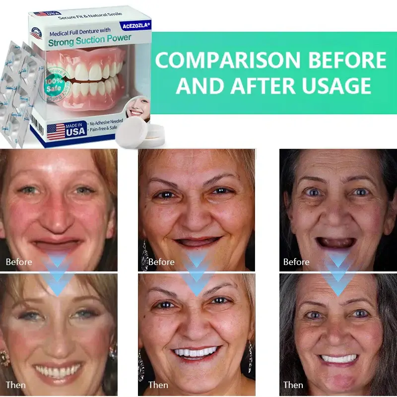 🔥Limited Time 50% Medical Full Denture with Strong Suction - Image 8