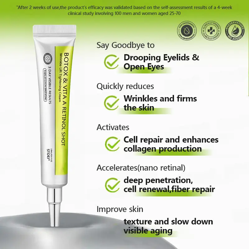 BOTOX & VITA A RETINOL SHOT Anti-Wrinkle Lifting & Firming Cream - Image 9
