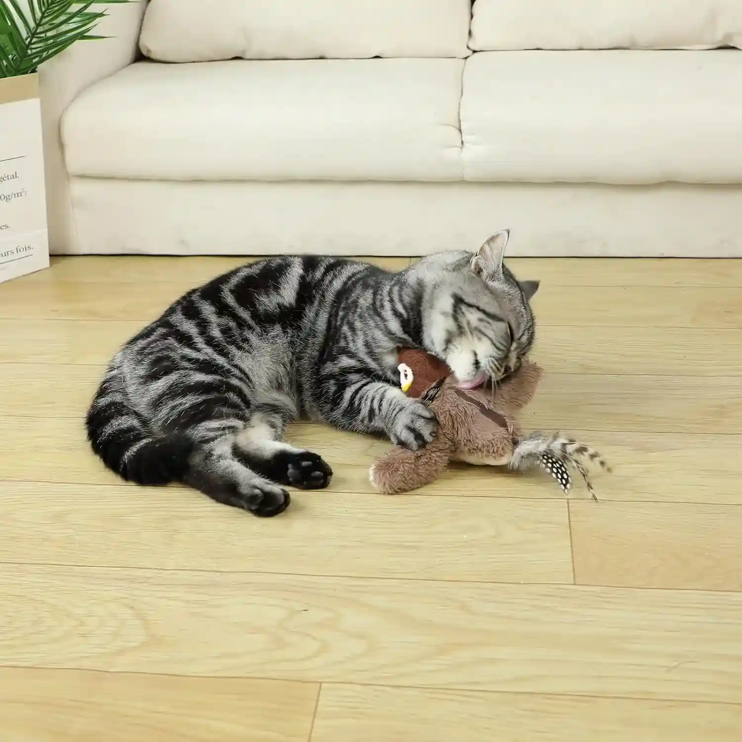 Interactive Chirping Bird Cat Toy - Image 3