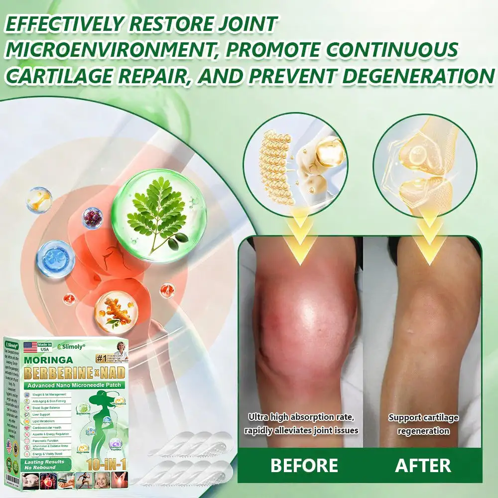 Moringa · Berberine × NAD+ 𝟏𝟎-𝐢𝐧-𝟏 𝐀𝐝𝐯𝐚𝐧𝐜𝐞𝐝 𝐍𝐚𝐧𝐨 𝐌𝐢𝐜𝐫𝐨𝐧𝐞𝐞𝐝𝐥𝐞 𝐏𝐚𝐭𝐜𝐡 - Image 5