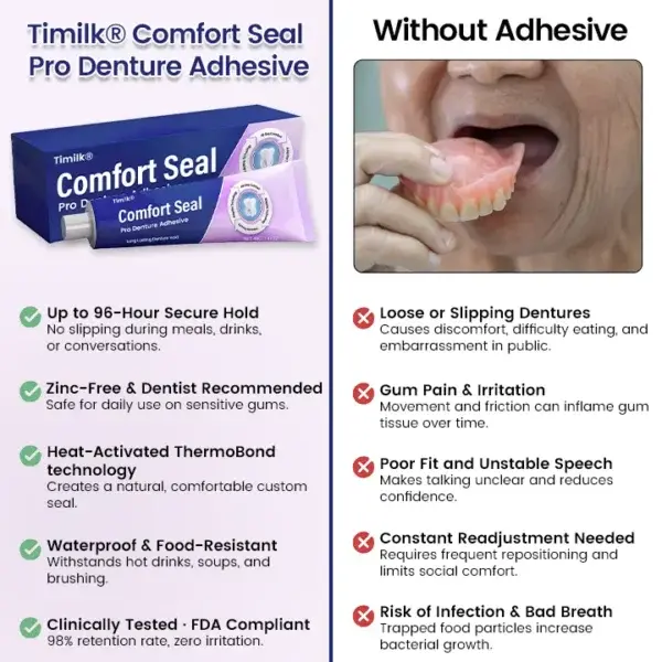 Comfort Seal Pro Denture Adhesive - Image 6