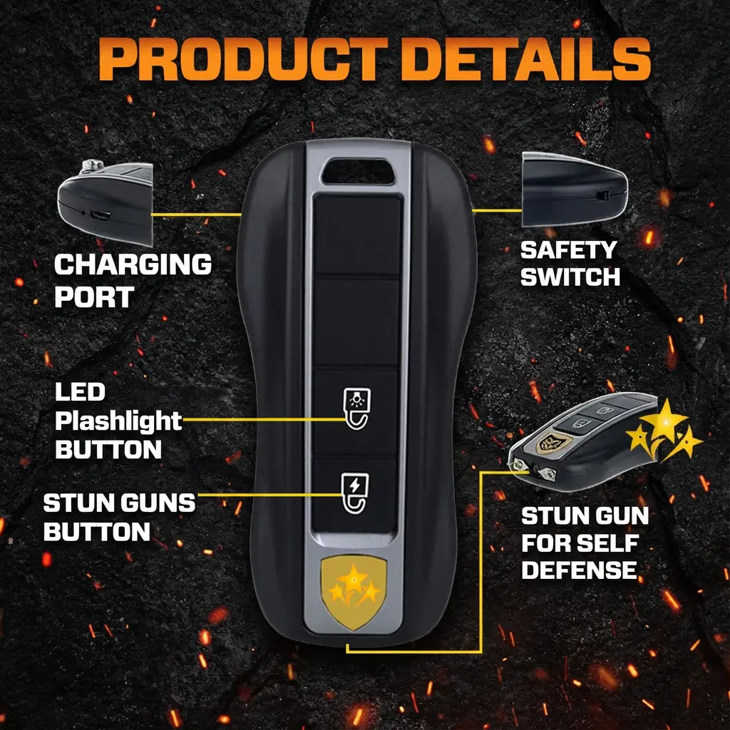 Vortek 75M Stun Car Keychain ⚡ 2026 New Year 75% OFF | 💥 - Image 8