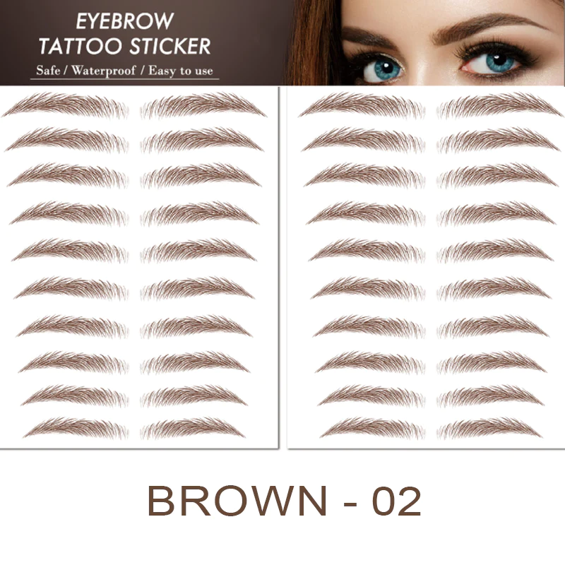 4D Hair-Like EyeBrows Waterproof Tattoo - Image 11