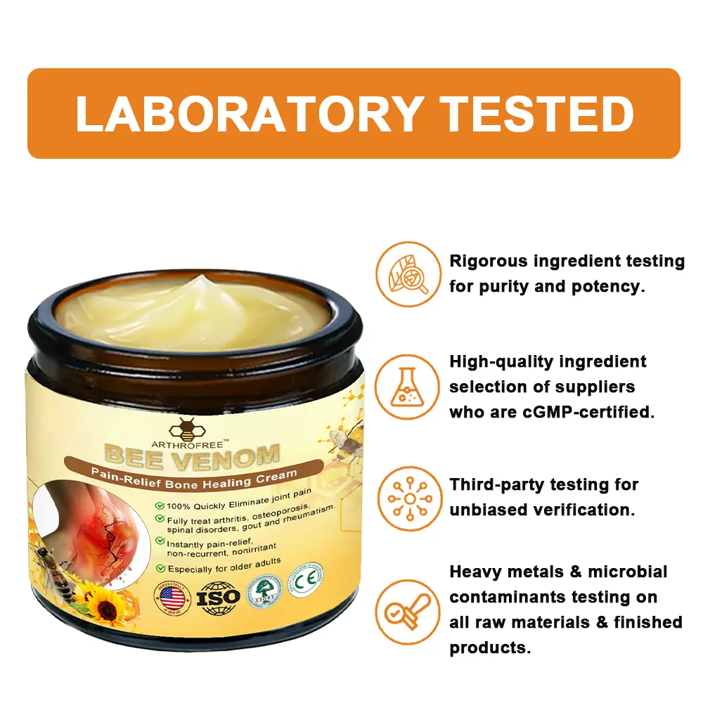 Bee-Venom Pain Relief Bone Healing Cream - Image 9