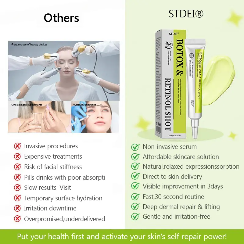 BOTOX & VITA A RETINOL SHOT Wrinkle Lift Tightening Cream - Image 47