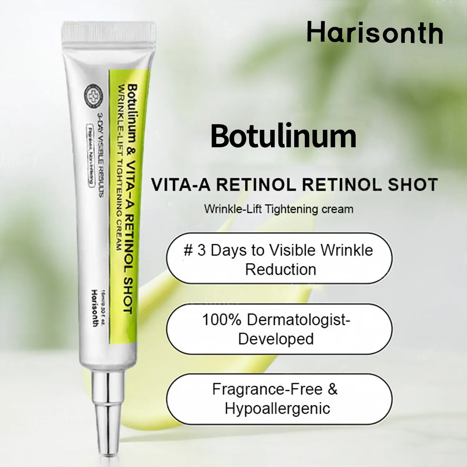 Final 3 Hours: 70%OFF🔥 Harisonth Botulinum & Vita-A Retinol Shot Wrinkle-Lift Tightening cream✨ - Image 12