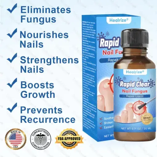 Nano Rapid Clear Nail Fungus Rapair Liquid Effective in 7 Days, Permanently Eliminates the Root - Image 7